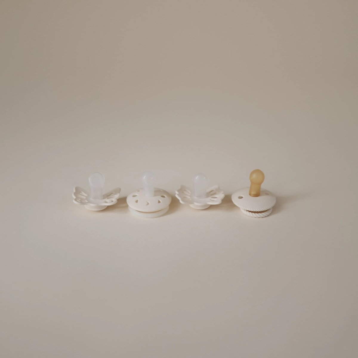 Mushie Frigg Babys First Pacifier Moonlight Sailing Cream 4 Pack - Everetts Place Boutique - 