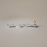 Mushie Frigg Baby's First Pacifier Moonlight Sailing Powder Blue 4 Pack - 