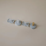 Mushie Frigg Baby's First Pacifier Moonlight Sailing Powder Blue 4 Pack - 