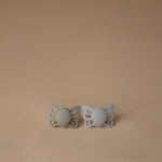 Mushie FRIGG Butterfly Anatomical Silicone Pacifier 2 - Pack (0 - 6 Months)
