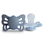 Mushie FRIGG Butterfly Anatomical Silicone Pacifier 2 - Pack (0 - 6 Months) - 