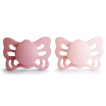 Mushie Frigg Butterfly Anatomical Silicone Pacifier 2 Pack 0 to 6 Months - Everetts Place Boutique - 
