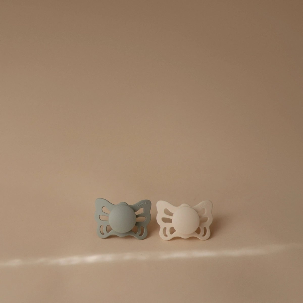 Mushie Frigg Butterfly Anatomical Silicone Pacifier 2 Pack 0 to 6 Months - Everetts Place Boutique - 