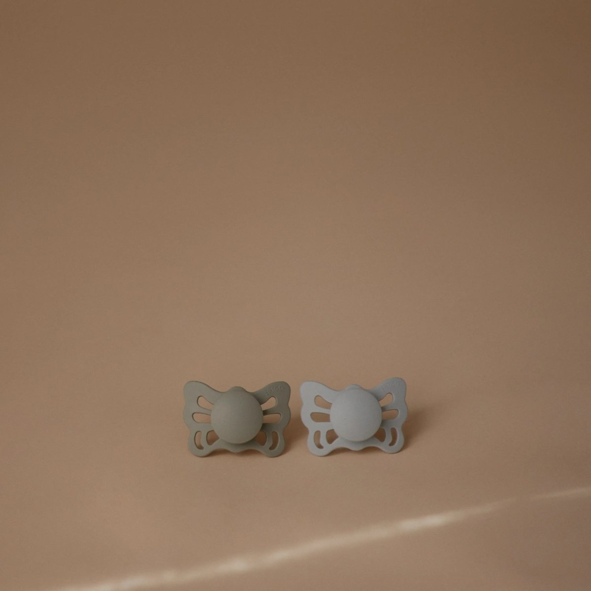 Mushie Frigg Butterfly Anatomical Silicone Pacifier 2 Pack 0 to 6 Months - Everetts Place Boutique - 