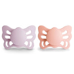 Mushie Frigg Butterfly Anatomical Silicone Pacifier 2 Pack 0 to 6 Months - Everetts Place Boutique - 