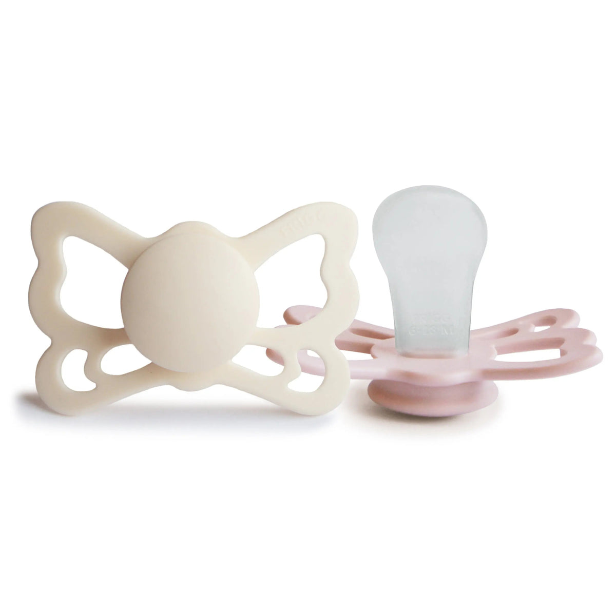 Mushie FRIGG Butterfly Anatomical Silicone Pacifier 2 - Pack (6 - 18 Months) - 