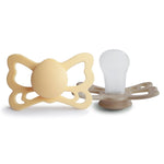 Mushie FRIGG Butterfly Anatomical Silicone Pacifier 2 - Pack (6 - 18 Months) - 