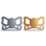 Mushie FRIGG Butterfly Anatomical Silicone Pacifier 2 - Pack (6 - 18 Months)Everetts Place