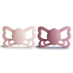 Mushie Frigg Butterfly Anatomical Silicone Pacifier 2 Pack 6 to 18 Months - Everetts Place Boutique - 