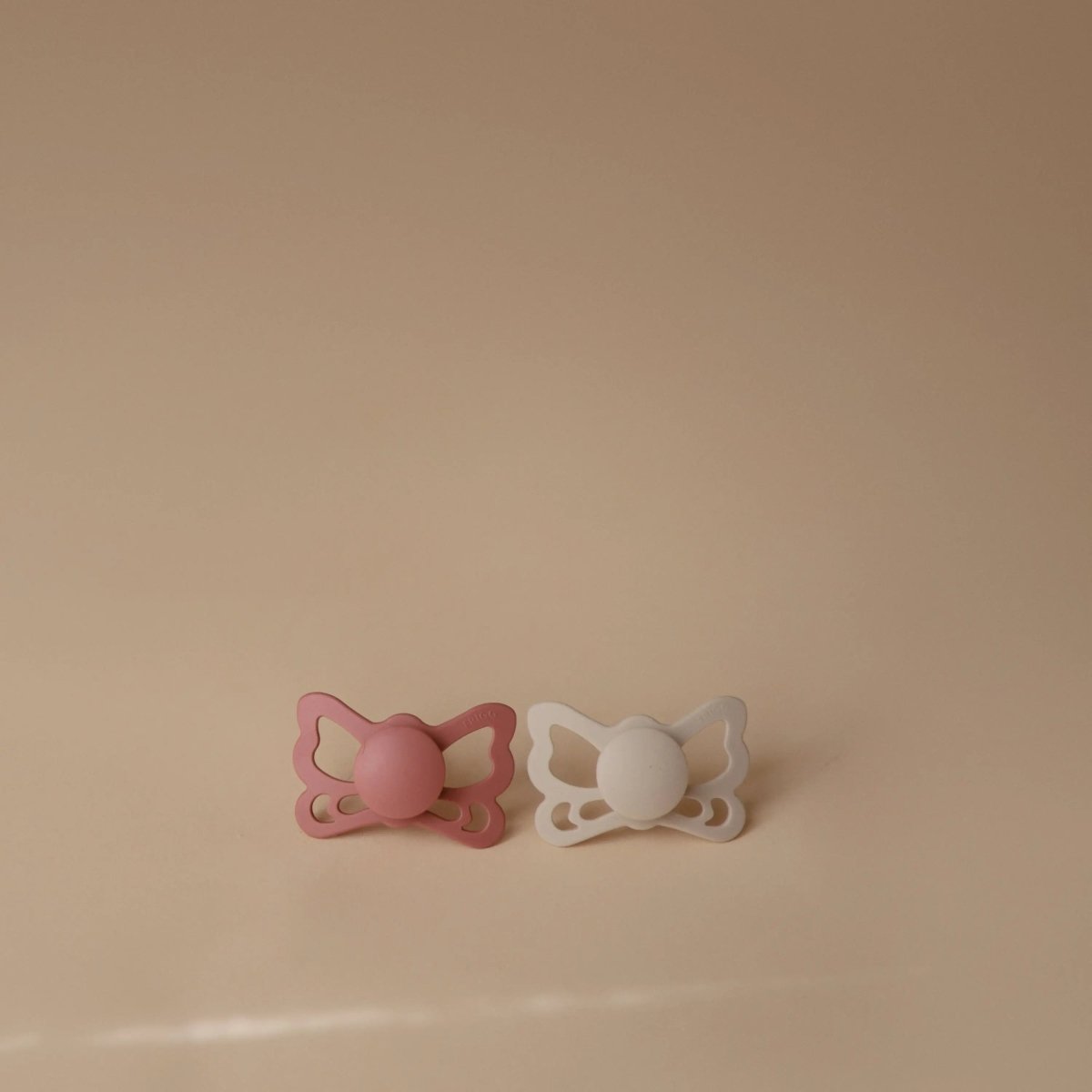 Mushie Frigg Butterfly Anatomical Silicone Pacifier 2 Pack 6 to 18 Months - Everetts Place Boutique - 