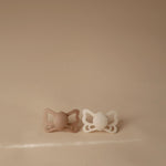 Mushie Frigg Butterfly Anatomical Silicone Pacifier 2 Pack 6 to 18 Months - Everetts Place Boutique - 