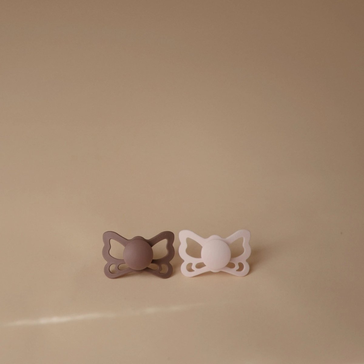 Mushie Frigg Butterfly Anatomical Silicone Pacifier 2 Pack 6 to 18 Months - Everetts Place Boutique - 