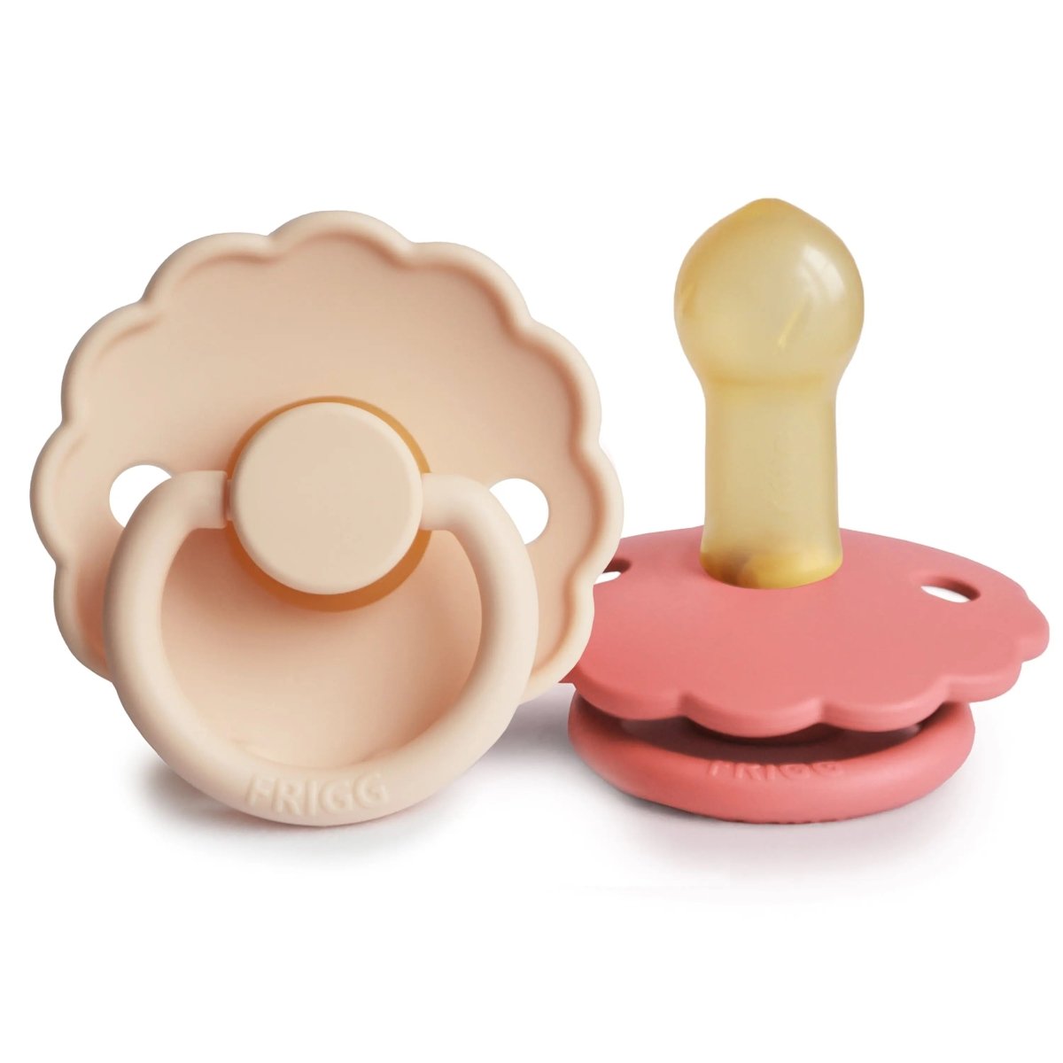 Mushie Frigg Daisy Natural Rubber Pacifier Two Pack - Everetts Place Boutique - 