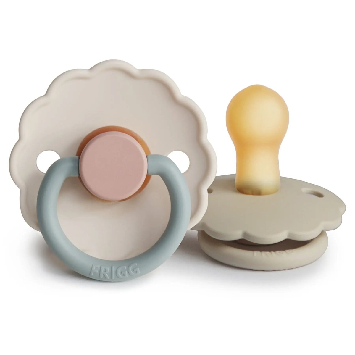 Mushie Frigg Daisy Natural Rubber Pacifier Two Pack - Everetts Place Boutique - 
