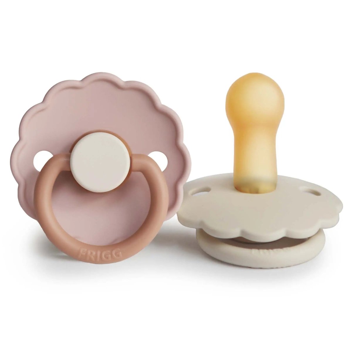 Mushie Frigg Daisy Natural Rubber Pacifier Two Pack - Everetts Place Boutique - 