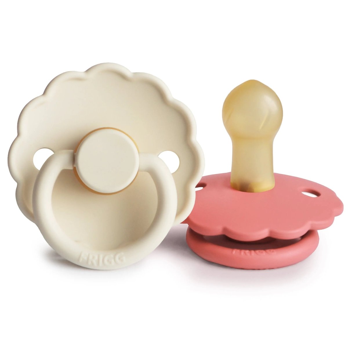 Mushie Frigg Daisy Natural Rubber Pacifier Two Pack - Everetts Place Boutique - 