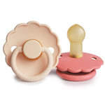 Mushie Frigg Daisy Natural Rubber Pacifier Two Pack - Everetts Place Boutique - 