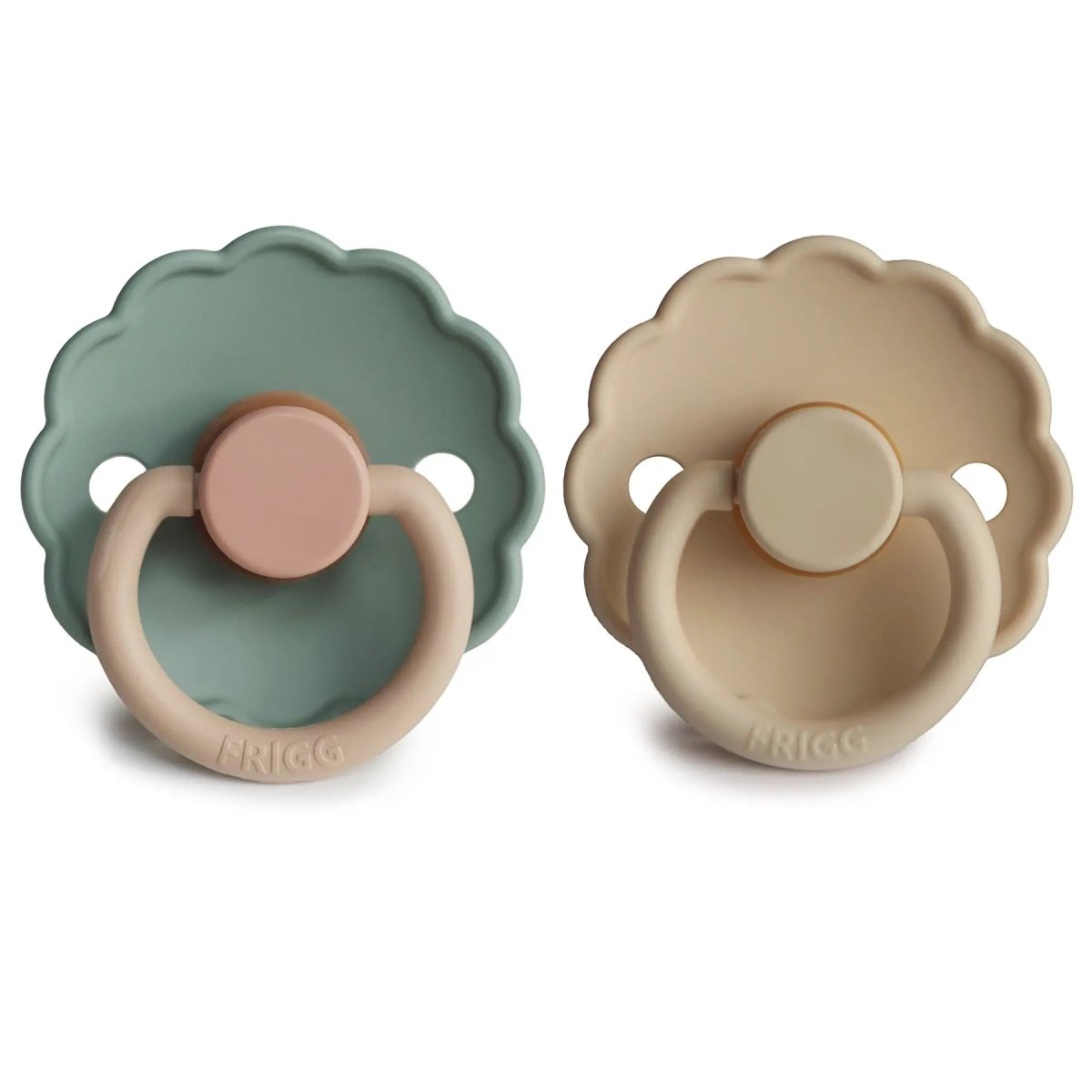 Mushie Frigg Daisy Natural Rubber Pacifier Two Pack - Everetts Place Boutique - 