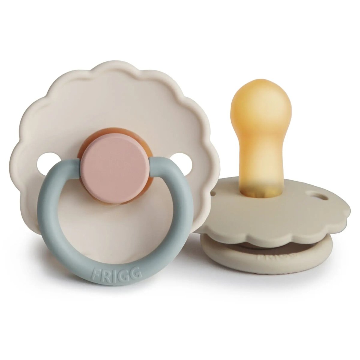 Mushie Frigg Daisy Natural Rubber Pacifier Two Pack - Everetts Place Boutique - 