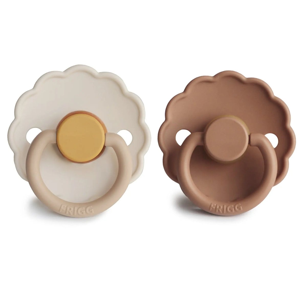 Mushie Frigg Daisy Natural Rubber Pacifier Two Pack - Everetts Place Boutique - 