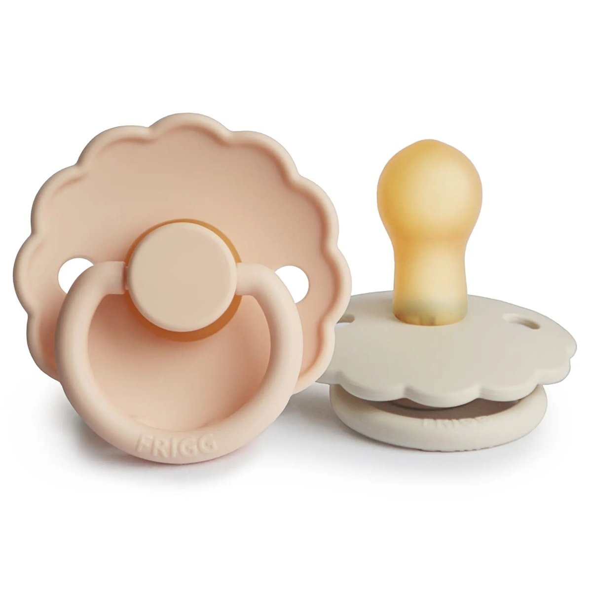 Mushie Frigg Daisy Natural Rubber Pacifier Two Pack - Everetts Place Boutique - 