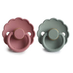 Mushie Frigg Daisy Natural Rubber Pacifier Two Pack - Everetts Place Boutique - 