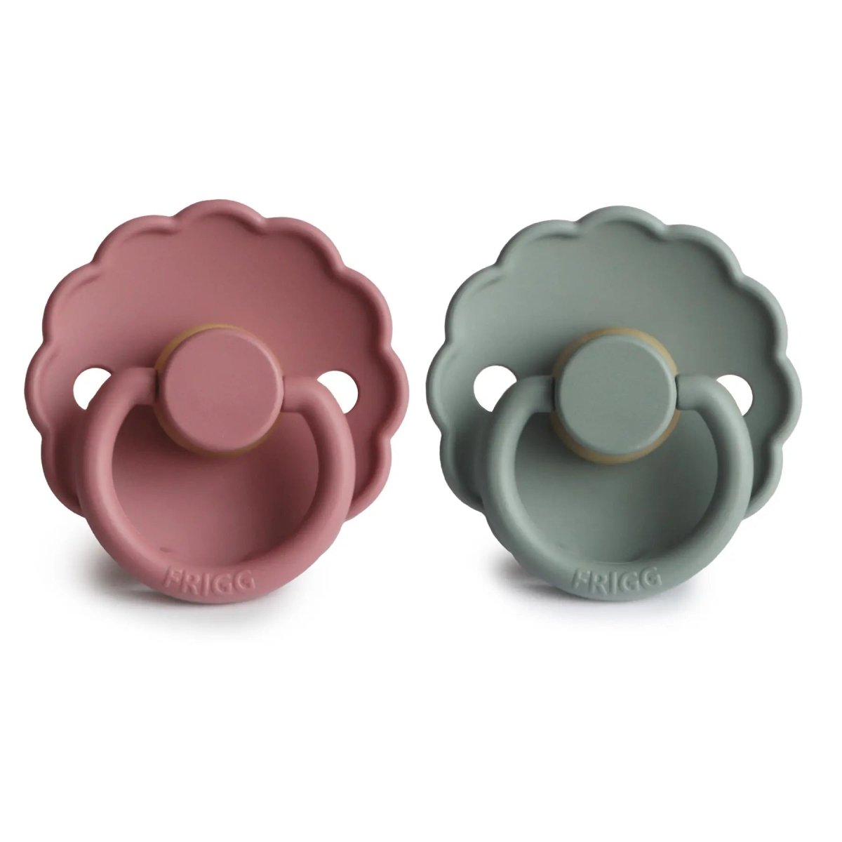 Mushie Frigg Daisy Natural Rubber Pacifier Two Pack - Everetts Place Boutique - 