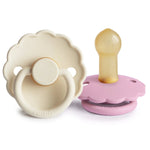 Mushie Frigg Daisy Natural Rubber Pacifier Two Pack - Everetts Place Boutique - 
