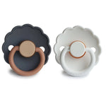 Mushie Frigg Daisy Natural Rubber Pacifier Two Pack - Everetts Place Boutique - 
