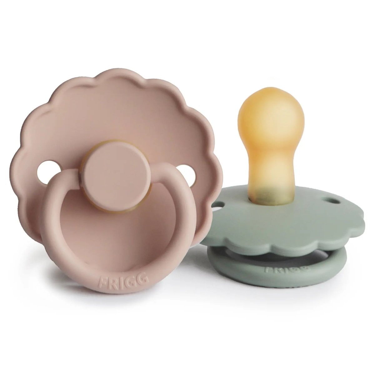 Mushie Frigg Daisy Natural Rubber Pacifier Two Pack - Everetts Place Boutique - 