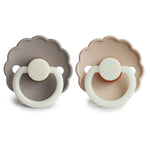 Mushie FRIGG Daisy Night Natural Rubber Pacifier 2 - Pack - 