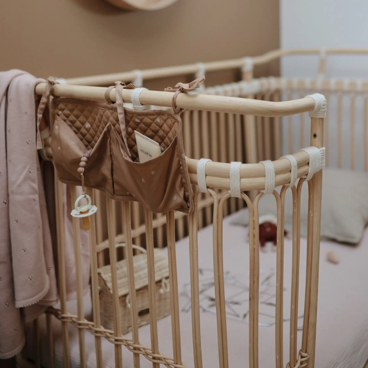 Mushie Frigg Daisy Night Natural Rubber Pacifier 2 Pack - Everetts Place Boutique - 