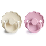Mushie Frigg Daisy Silicone Pacifier 2 Pack with SilkySoft Nipple - Everetts Place Boutique - 