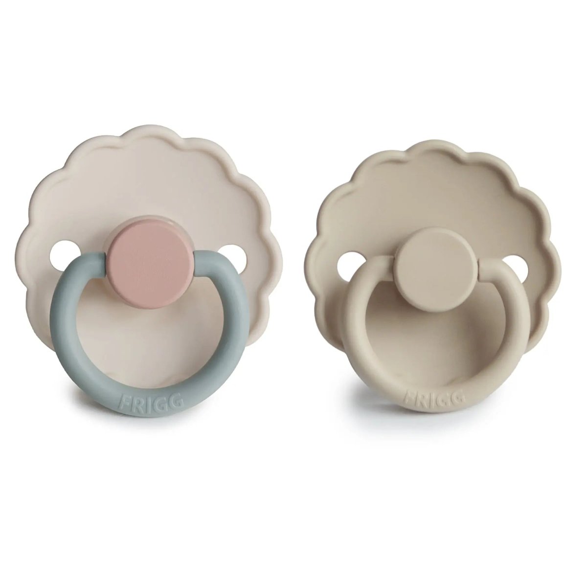 Mushie Frigg Daisy Silicone Pacifier 2 Pack with SilkySoft Nipple - Everetts Place Boutique - 