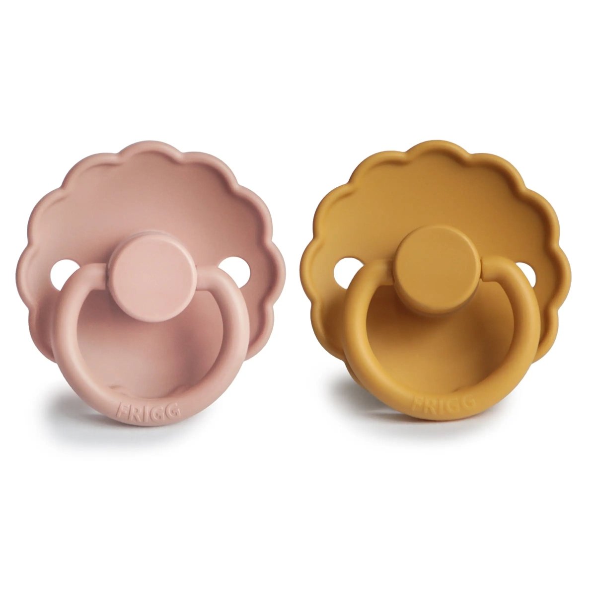 Mushie Frigg Daisy Silicone Pacifier 2 Pack with SilkySoft Nipple - Everetts Place Boutique - 