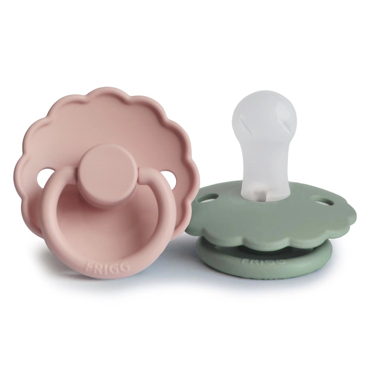 Mushie Frigg Daisy Silicone Pacifier 2 Pack with SilkySoft Nipple - Everetts Place Boutique - 