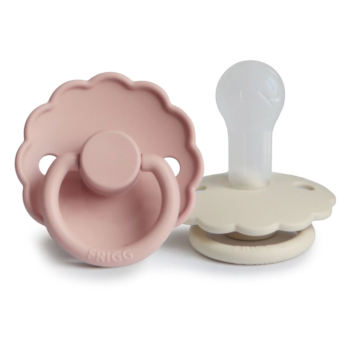 Mushie Frigg Daisy Silicone Pacifier 2 Pack with SilkySoft Nipple - Everetts Place Boutique - 