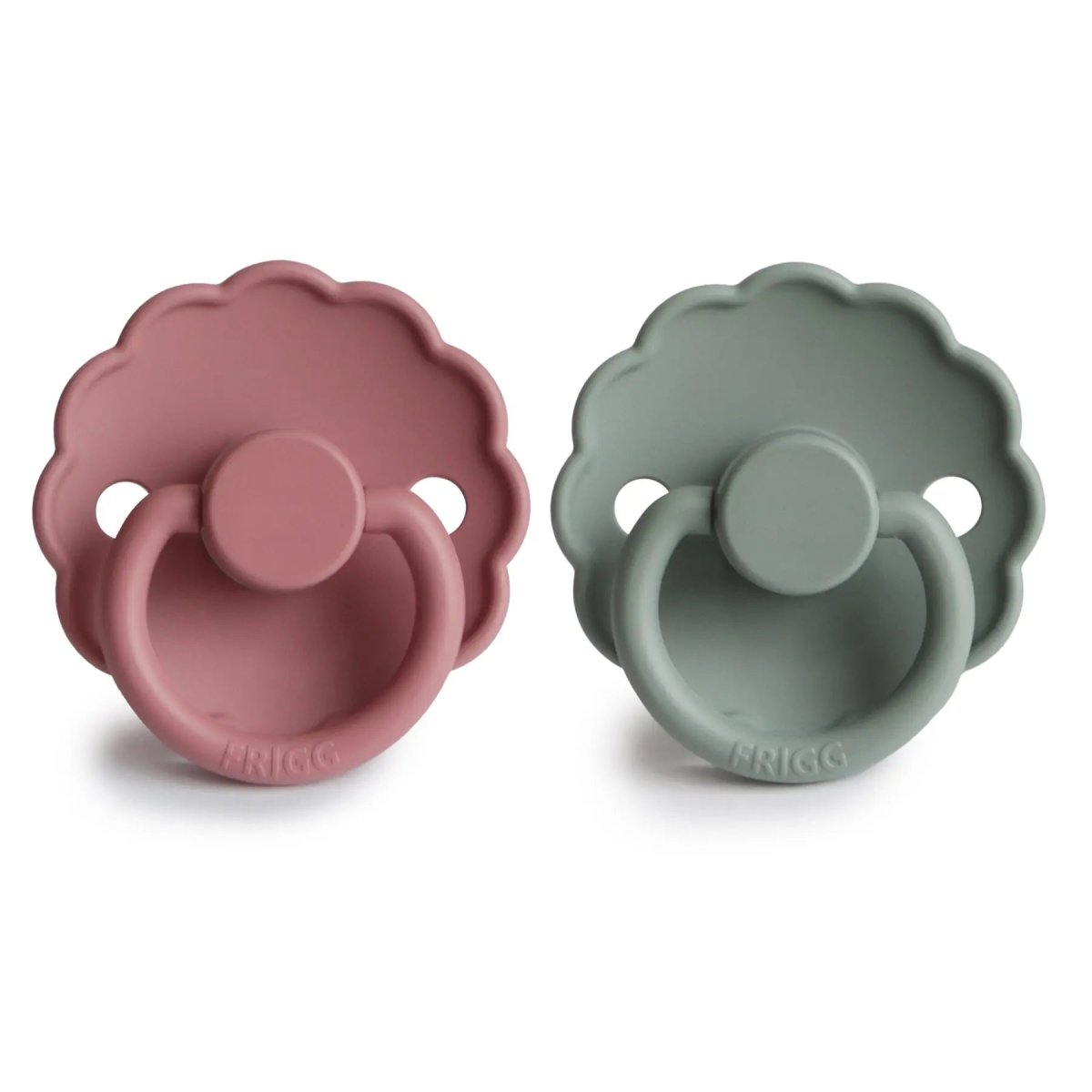 Mushie Frigg Daisy Silicone Pacifier 2 Pack with SilkySoft Nipple - Everetts Place Boutique - 