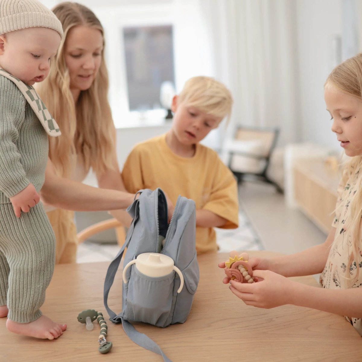 Mushie Frigg Daisy Silicone Pacifier 2 Pack with SilkySoft Nipple - Everetts Place Boutique - 