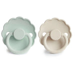 Mushie Frigg Daisy Silicone Pacifier 2 Pack with SilkySoft Nipple - Everetts Place Boutique - 