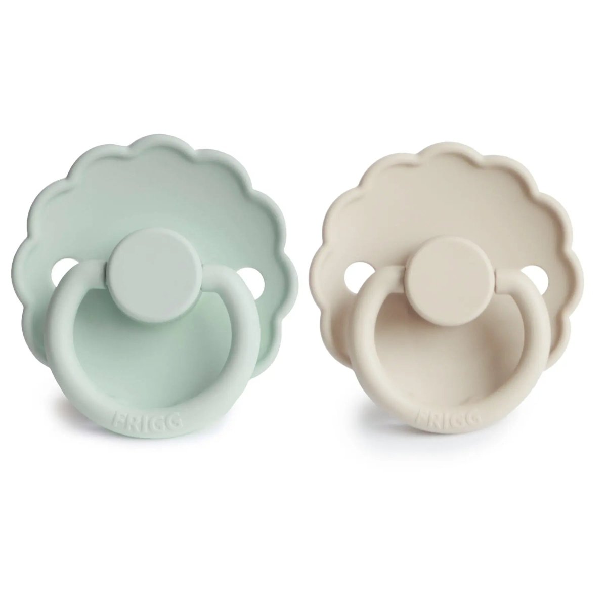 Mushie Frigg Daisy Silicone Pacifier 2 Pack with SilkySoft Nipple - Everetts Place Boutique - 