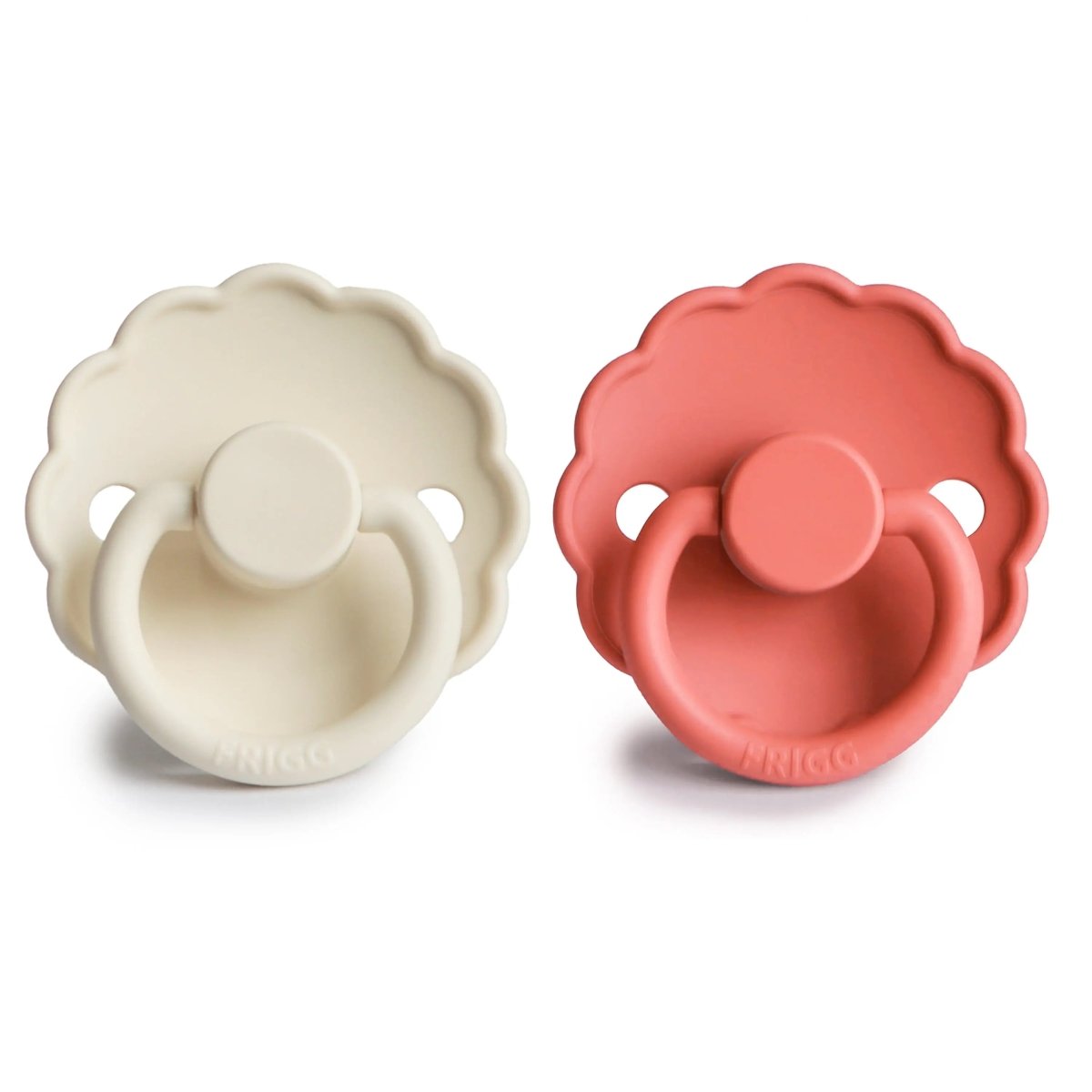 Mushie Frigg Daisy Silicone Pacifier 2 Pack with SilkySoft Nipple - Everetts Place Boutique - 