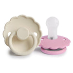 Mushie Frigg Daisy Silicone Pacifier 2 Pack with SilkySoft Nipple - Everetts Place Boutique - 