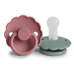 Mushie Frigg Daisy Silicone Pacifier 2 Pack with SilkySoft Nipple - Everetts Place Boutique - 