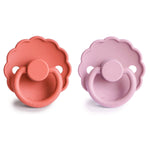 Mushie Frigg Daisy Silicone Pacifier 2 Pack with SilkySoft Nipple - Everetts Place Boutique - 