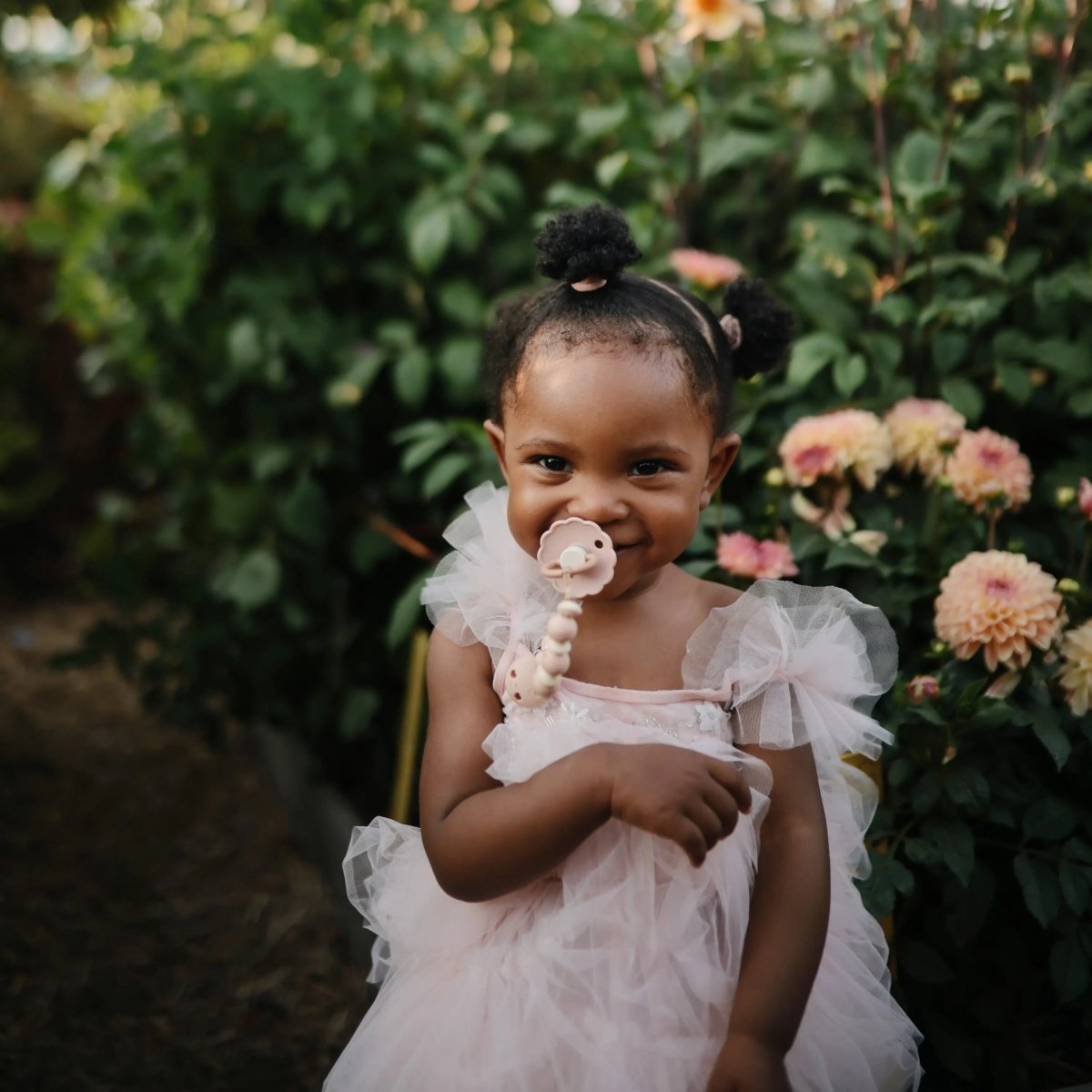 Mushie Frigg Daisy Silicone Pacifier 2 Pack with SilkySoft Nipple - Everetts Place Boutique - 