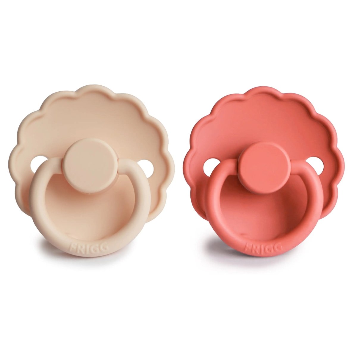 Mushie Frigg Daisy Silicone Pacifier 2 Pack with SilkySoft Nipple - Everetts Place Boutique - 