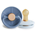 Mushie FRIGG Little Viking Natural Rubber Pacifier 2 - Pack - 