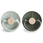 Mushie Frigg Little Viking Silicone Pacifiers 2 - Pack with SilkySoft Nipple - 