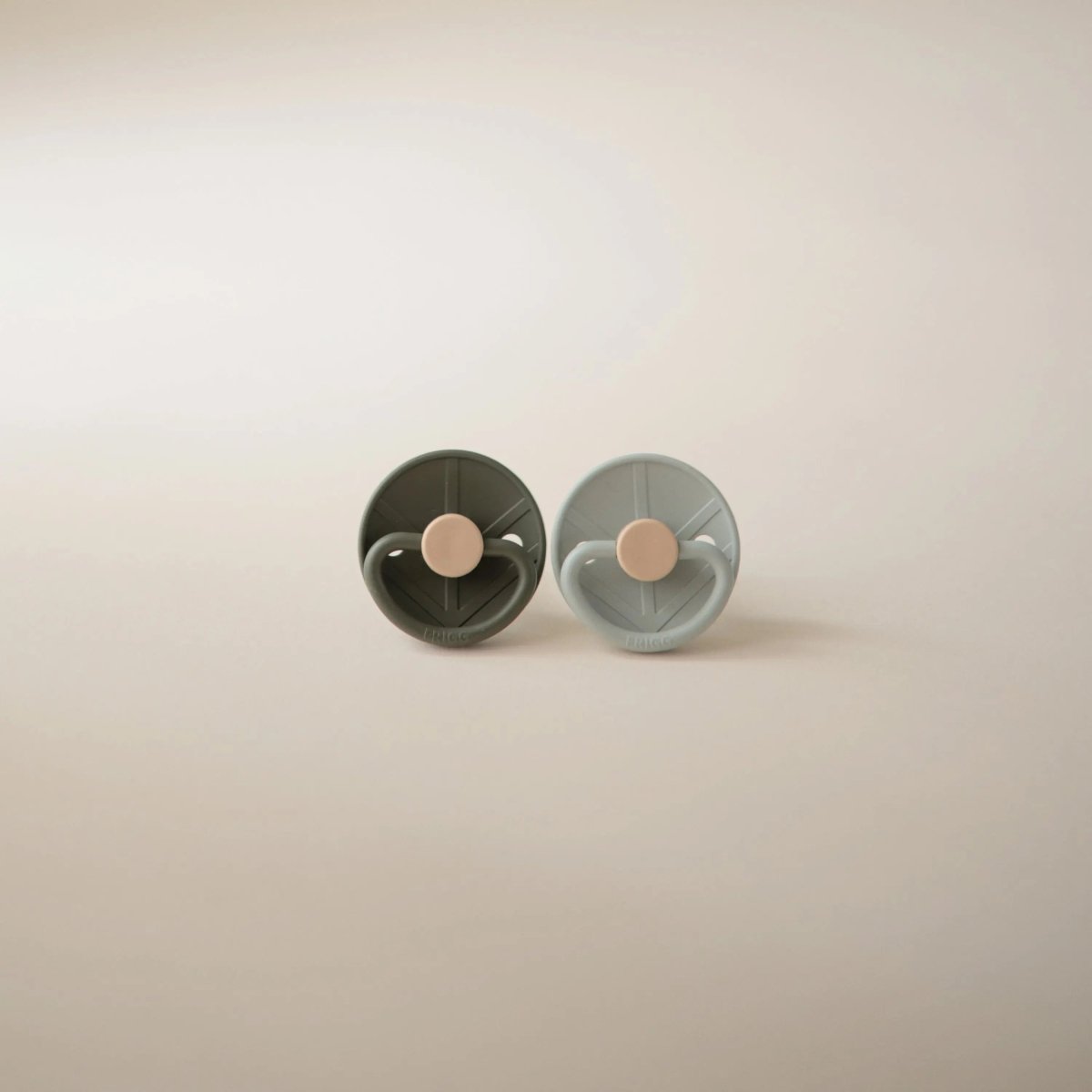 Mushie Frigg Little Viking Silicone Pacifiers 2 - Pack with SilkySoft Nipple - Everetts Place Boutique - 